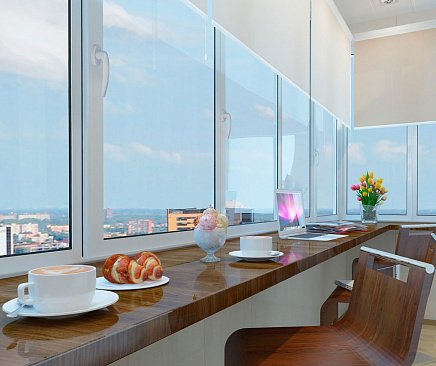 Балкон, совмещённый с кухней: оптимизируем пространство